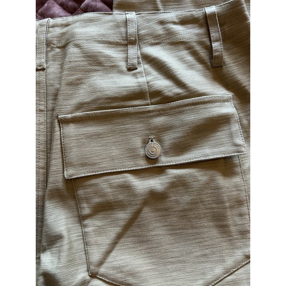 Seven 7 For All Mankind Khaki Trousers Women’s Sz 32 Wide Leg Baggy‎ Chino Pants - Picture 6 of 12